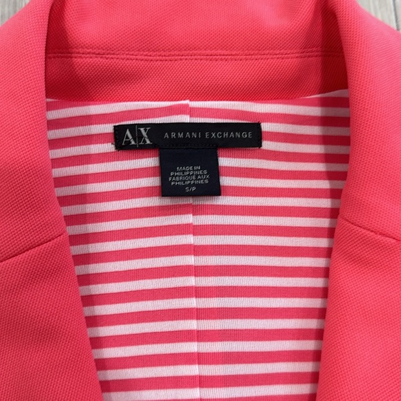 ARMANI EXCHANGE pink blazer. Size small. - Picture 2 of 4